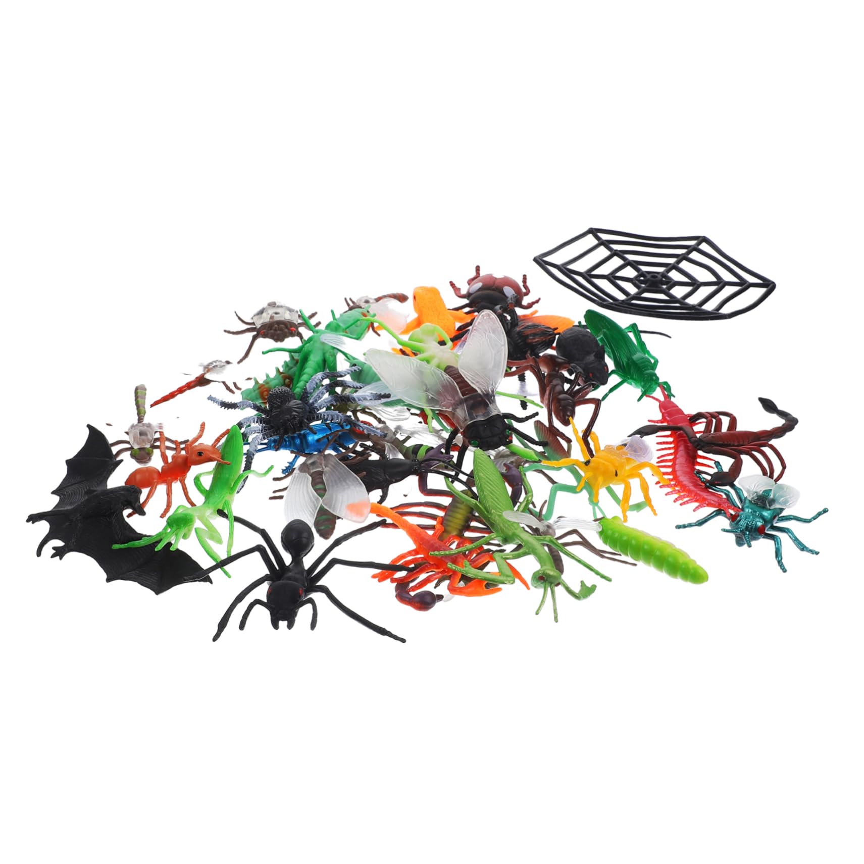 BCOATH 39pcs Realistic Mini Bugs Toy Set - Fake Spiders, Insects & Bugs for Kids, Plastic Toddler Sand Table Playset, Educational STEM Toys for Children, Perfect for Outdoor Exploration & Imaginative Play