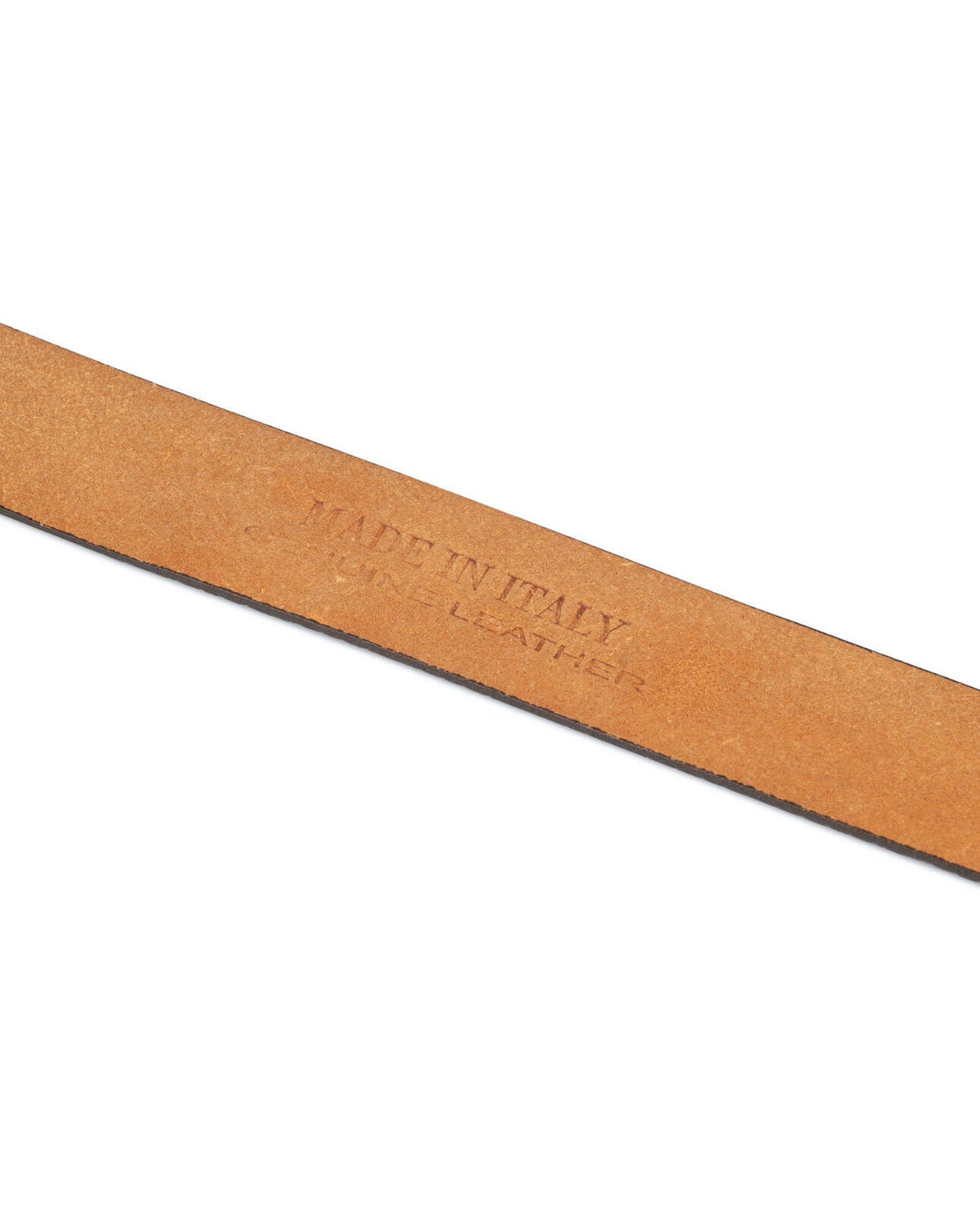 Genuine Leather Replacement Belt Strap for Fendi 35mm Buckle - Men's Brown Adjustable Dress Belt for Business, Casual & Formal Wear