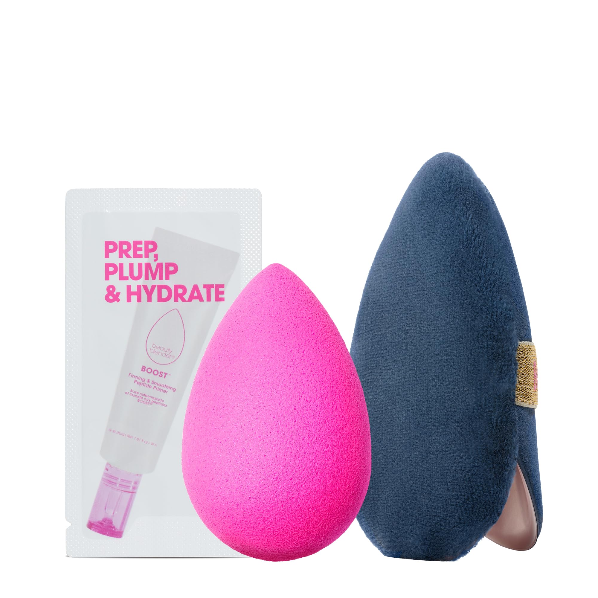 Beautyblender® Stardust 2-Piece Makeup Sponge Set - Original Pink Beauty Blender & Limited Edition Power Pocket Puff | Professional Foundation Blending & Baking Kit for Flawless Makeup Application