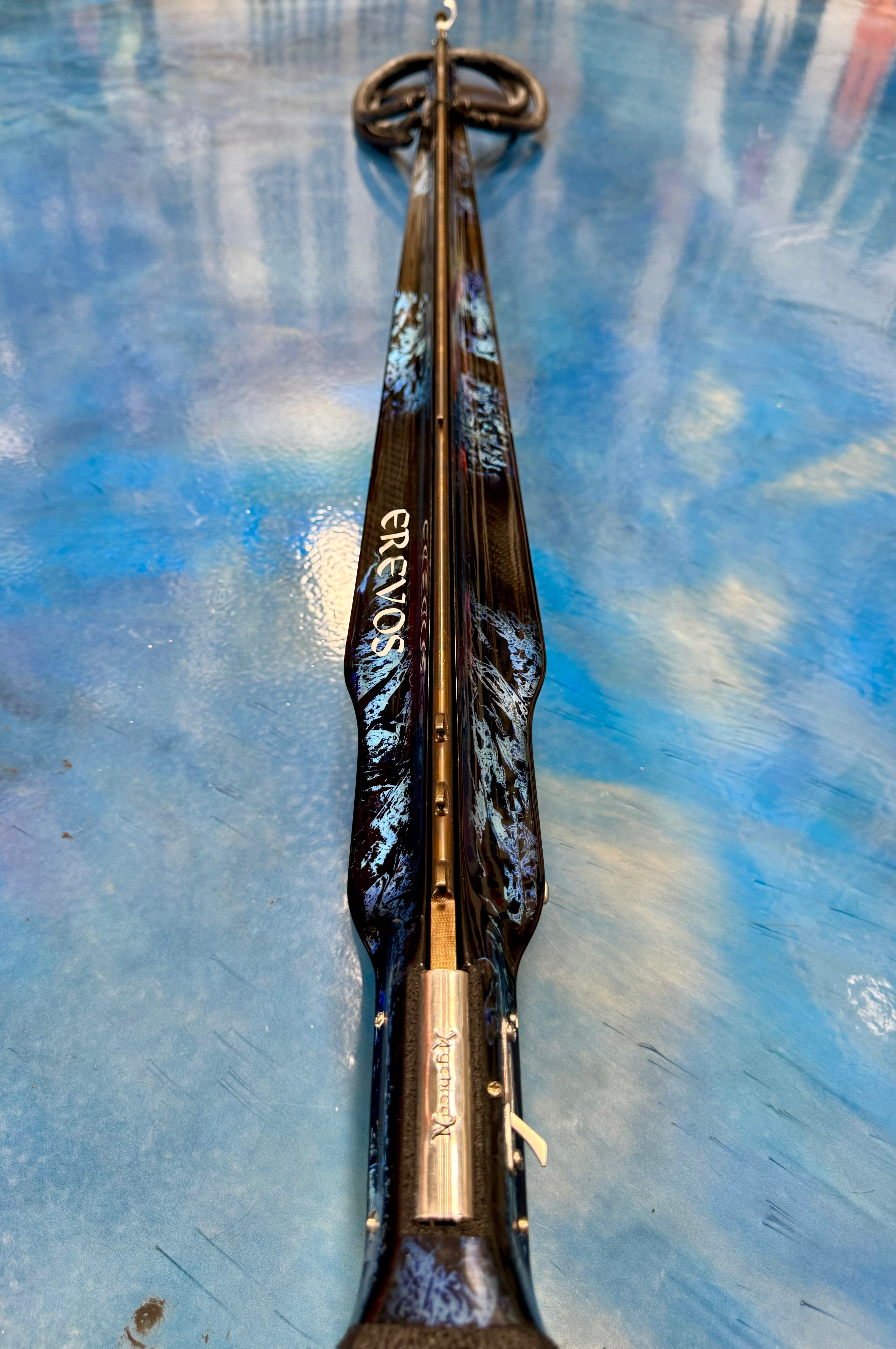 Mythicon Erevos Carbon Mid Handle Speargun 125cm - Professional Spearfishing Gun for Underwater Hunting | Perfect for Reef, Bluewater & Deep Sea Fishing Adventures