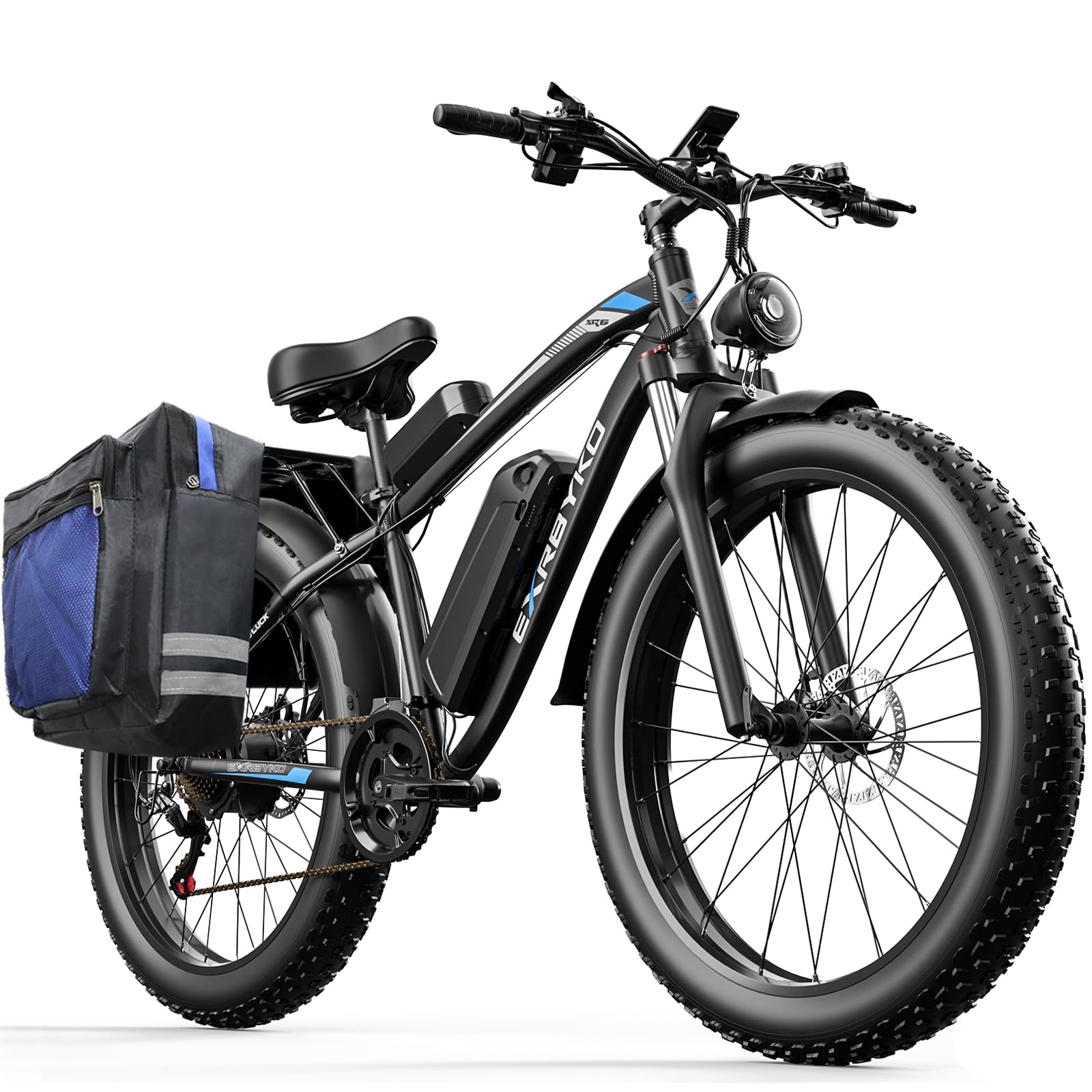 1500W/2000W Peak Power 37MPH Fat Tire Electric Bike for Adults - 48V 17.5AH 840WH Battery, 80 Miles Range, 21-Speed Gear - UL Certified ON/Off Road E-Bike for Commuting, Adventure & Outdoor Exploration