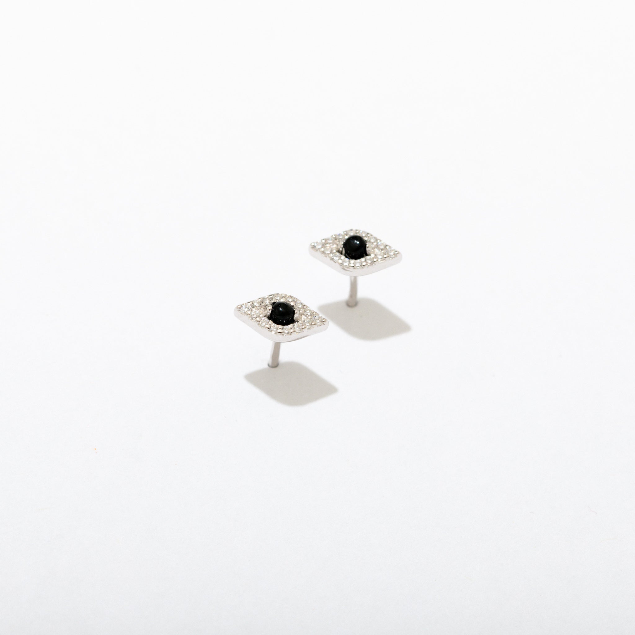 Evil Eye Stud Earrings for Women - Protection Jewelry, Hypoallergenic Stainless Steel - Perfect for Everyday Wear, Gifts & Spiritual Healing