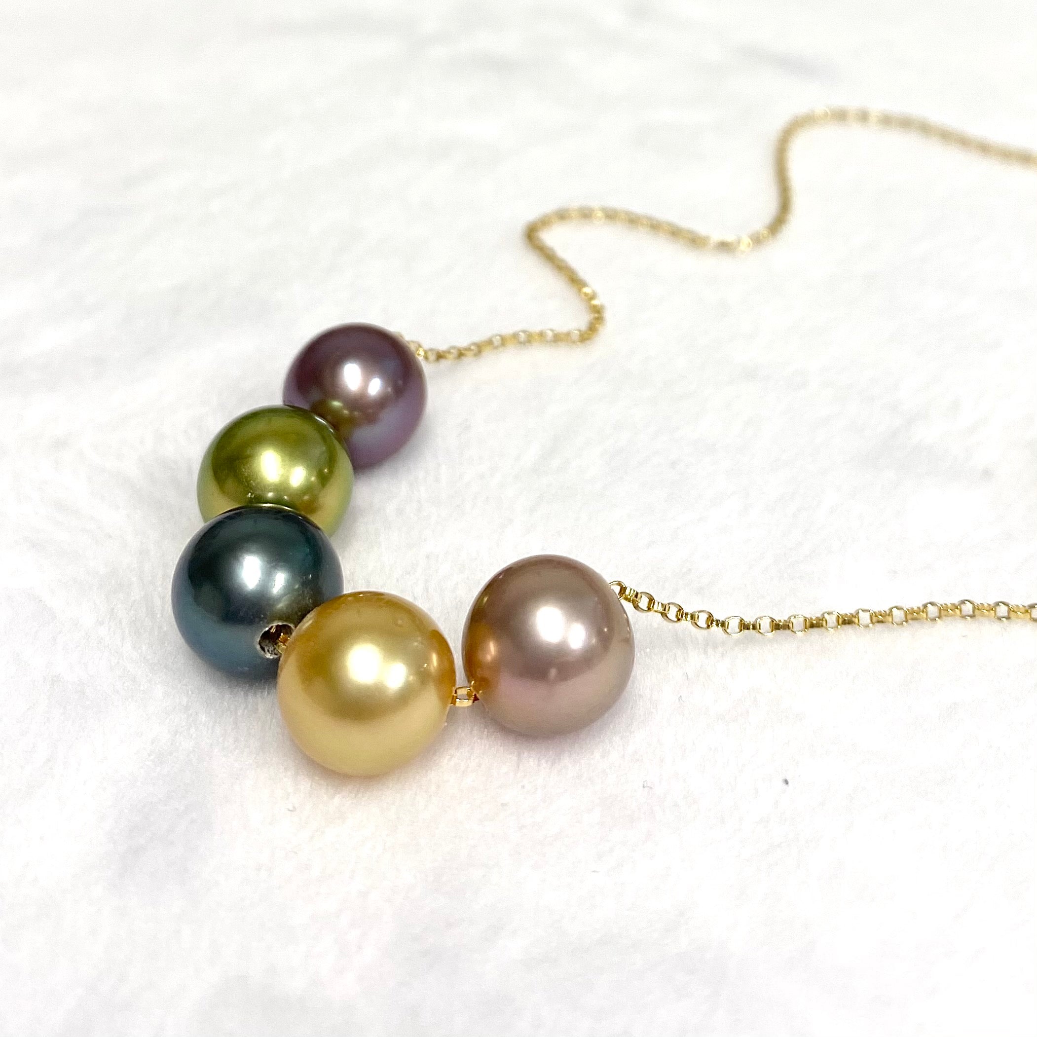 AURA Multicolor Crystal Necklace (N381) - Elegant Jewelry for Women, Perfect for Parties, Weddings & Everyday Wear