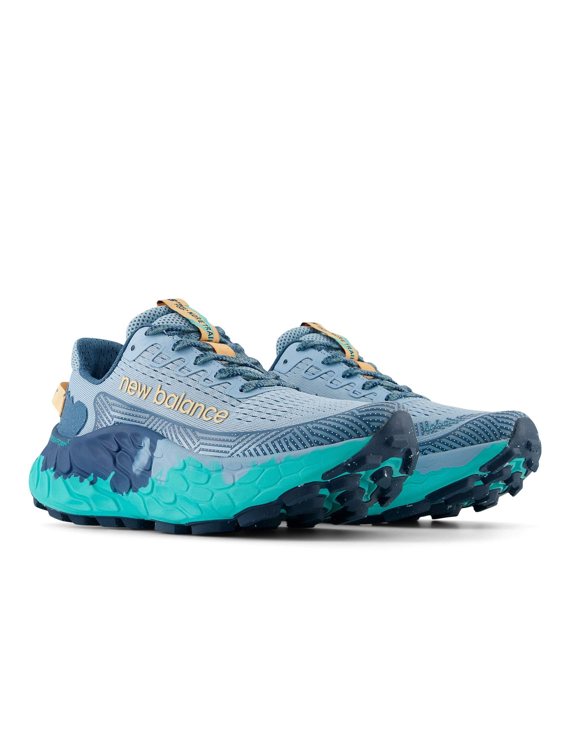 New Balance Fresh Foam X Trail More v3 Running Shoes - Chrome Blue | Trail Running & Hiking Shoes for Men & Women | All-Terrain Comfort & Support