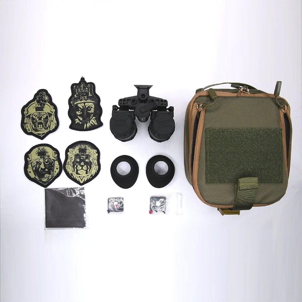 RNV 31 Gen 2+ White Phosphor Night Vision Goggles - Lightweight Complete Kit for Hunting, Security & Outdoor Adventures