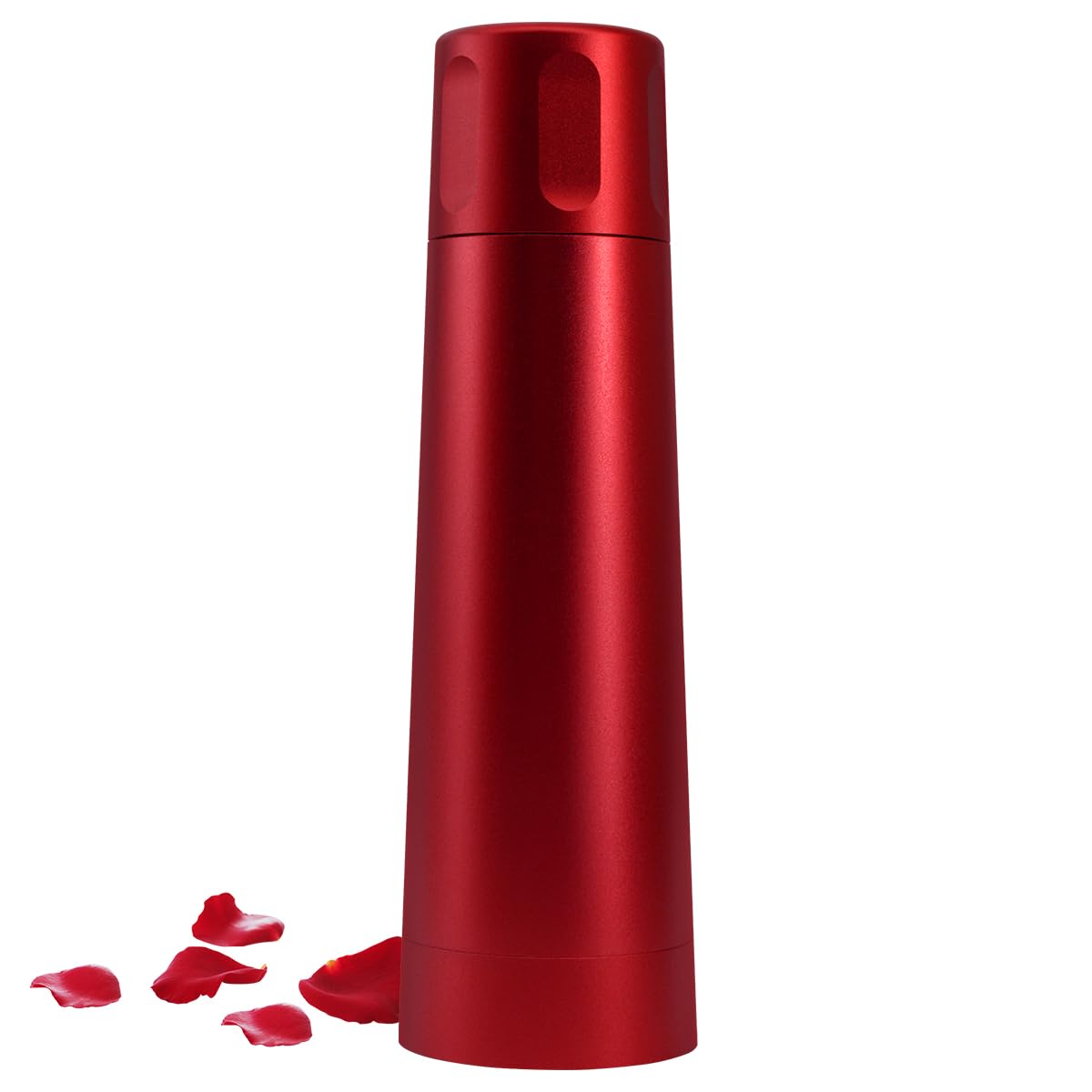 Premium Aluminum Matte Red Pepper Grinder - 8.5 Inch Heavy Duty Manual Pepper Mill with Smooth Grinding Mechanism - Perfect for Kitchen, Dining Table & Gourmet Cooking - Ideal Gift for Women & Home Chefs