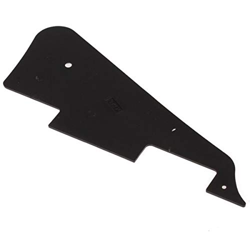 Black Single Ply ABS Guitar Pickguard - Durable & Anti-Scratch Replacement for LP Guitars | Perfect for Electric Guitar Upgrades & DIY Repairs