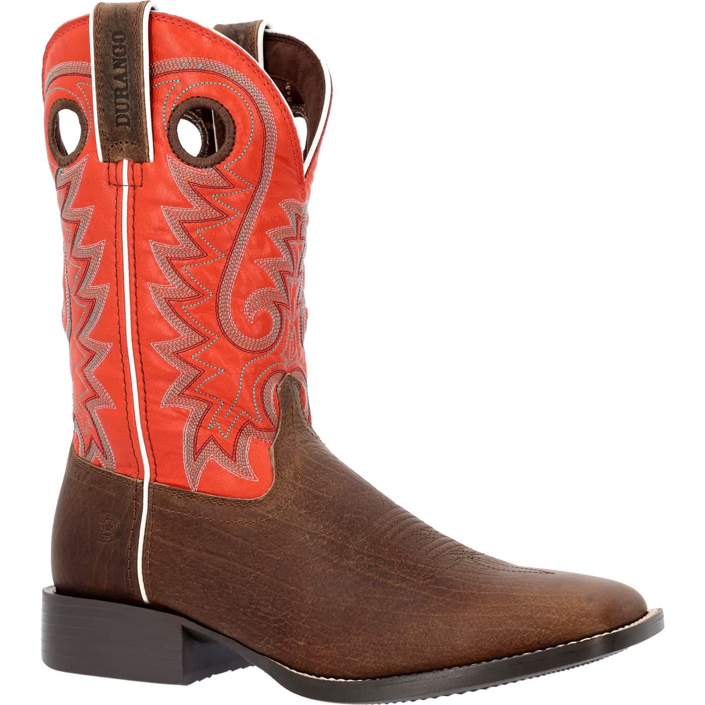 Durango Men's Westward Western Boots - Genuine Leather Cowboy Boots for Men, Comfortable Riding & Work Boots with Durable Sole - Perfect for Rodeo, Ranch Work & Country Fashion