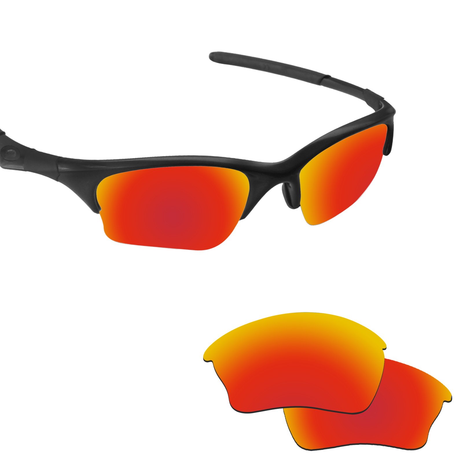 Oakley Half Jacket XLJ Sunglasses Replacement Lenses - UV Protection, Anti-Scratch Lenses for Sports & Outdoor Activities