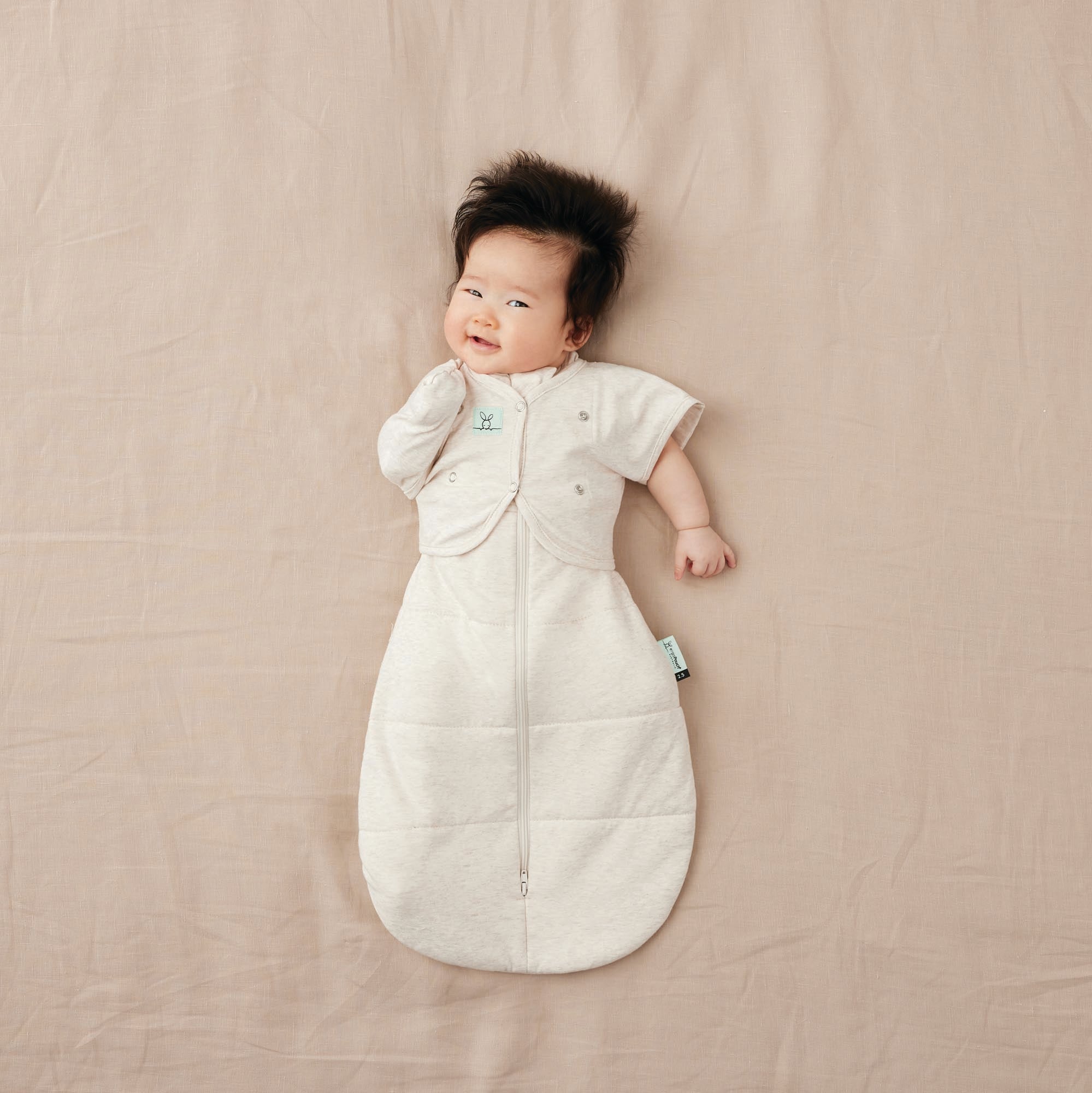 ergoPouch Butterfly Cardi Swaddle 0.2 TOG - Lightweight Baby Wrap for Newborns - Perfect for Nursery, Daycare & On-the-Go Comfort