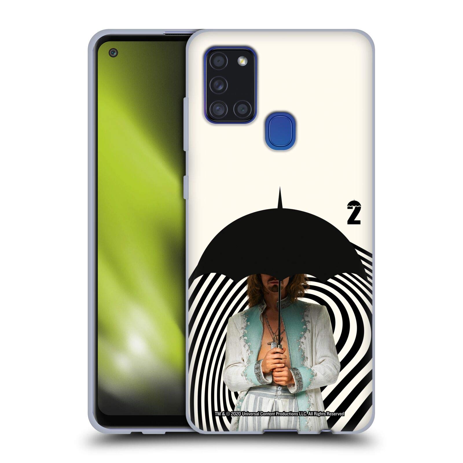 Officially Licensed The Umbrella Academy Klaus Season 2 Soft Gel Case for Samsung Galaxy A21s (2020) - Durable Protection & Stylish Design for Everyday Use