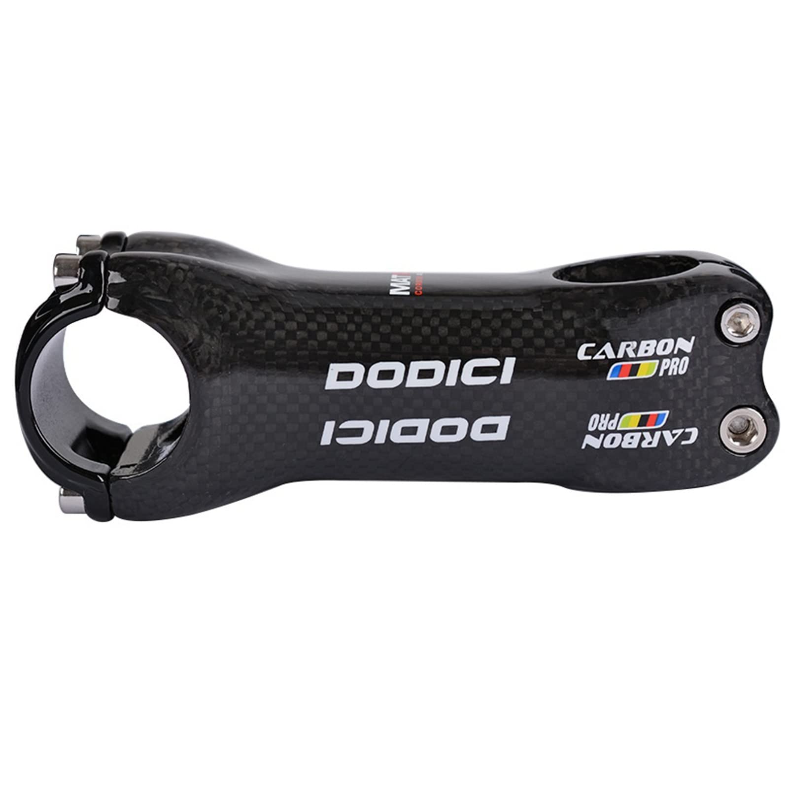 KBBKIC 6/17 Degree 31.8mm 28.6mm Carbon Fiber Bike Stem - Lightweight MTB Handlebar Stem for Road Bikes, Mountain Bikes & Cycling - 6° 110mm Size - Perfect for Trail Riding, Commuting & Performance Cycling