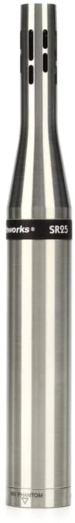 Earthworks SR25 Small Diaphragm Condenser Instrument Microphone - Professional Studio Recording for Vocals, Acoustic Guitars & String Instruments