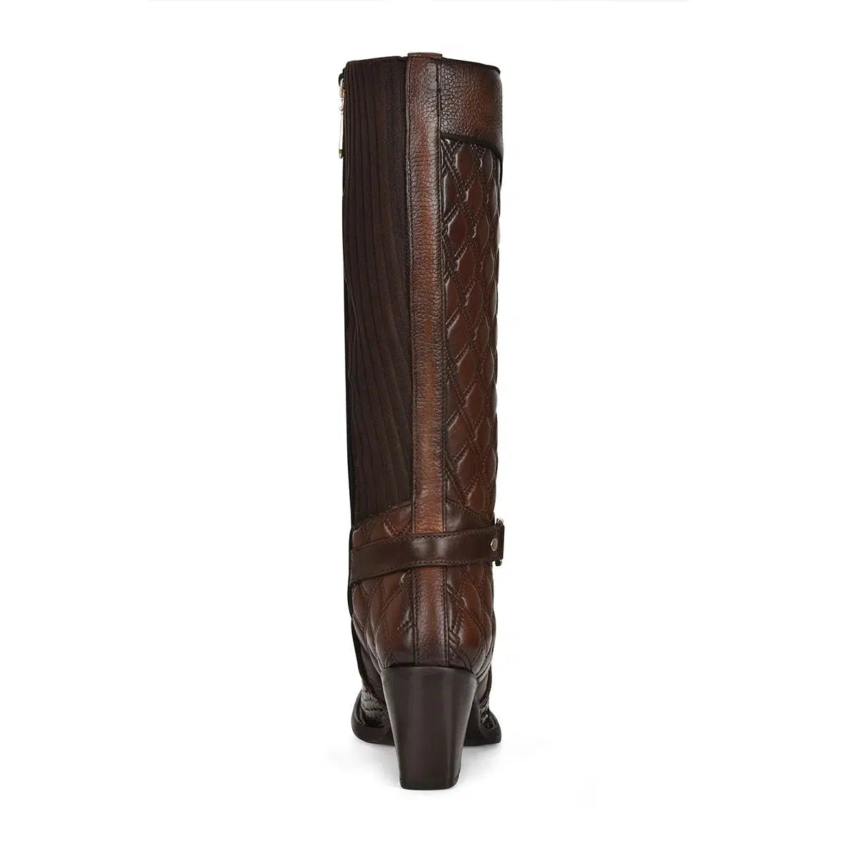 Authentic Brown Western Cowgirl Boots for Women - Genuine Python Skin Straps, Stylish & Comfortable - Perfect for Rodeo, Country Dancing & Western Fashion