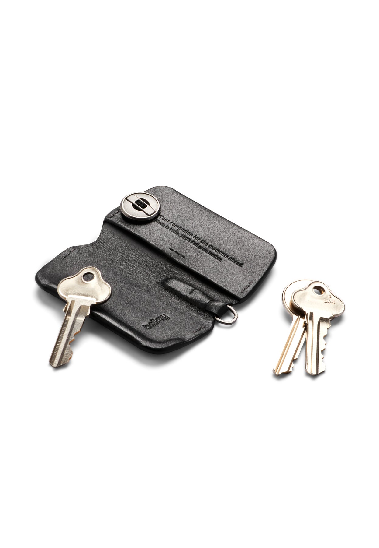 Bellroy Key Cover Plus Third Edition - Premium Leather Key Organizer for Keys, Cards & Cash | Slim & Durable RFID Protection | Perfect for Travel, Work & Everyday Carry (EDC)