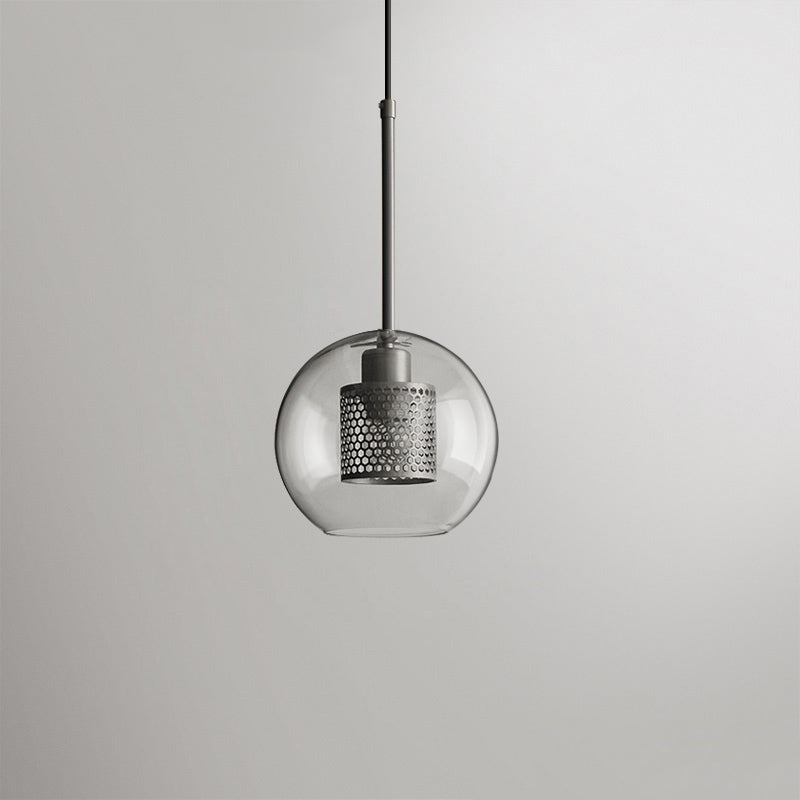 Chiswick Glass Pendant Light - Modern Hanging Ceiling Lamp for Kitchen Island, Dining Room & Bedroom Lighting