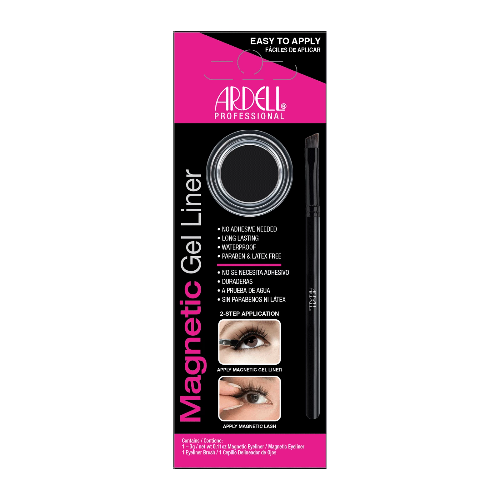 Ardell Magnetic Gel Eyeliner - Long Lasting Waterproof Liquid Eyeliner with Magnetic Wand for Precise Application | Perfect for Daytime Office Look & Nighttime Party Makeup