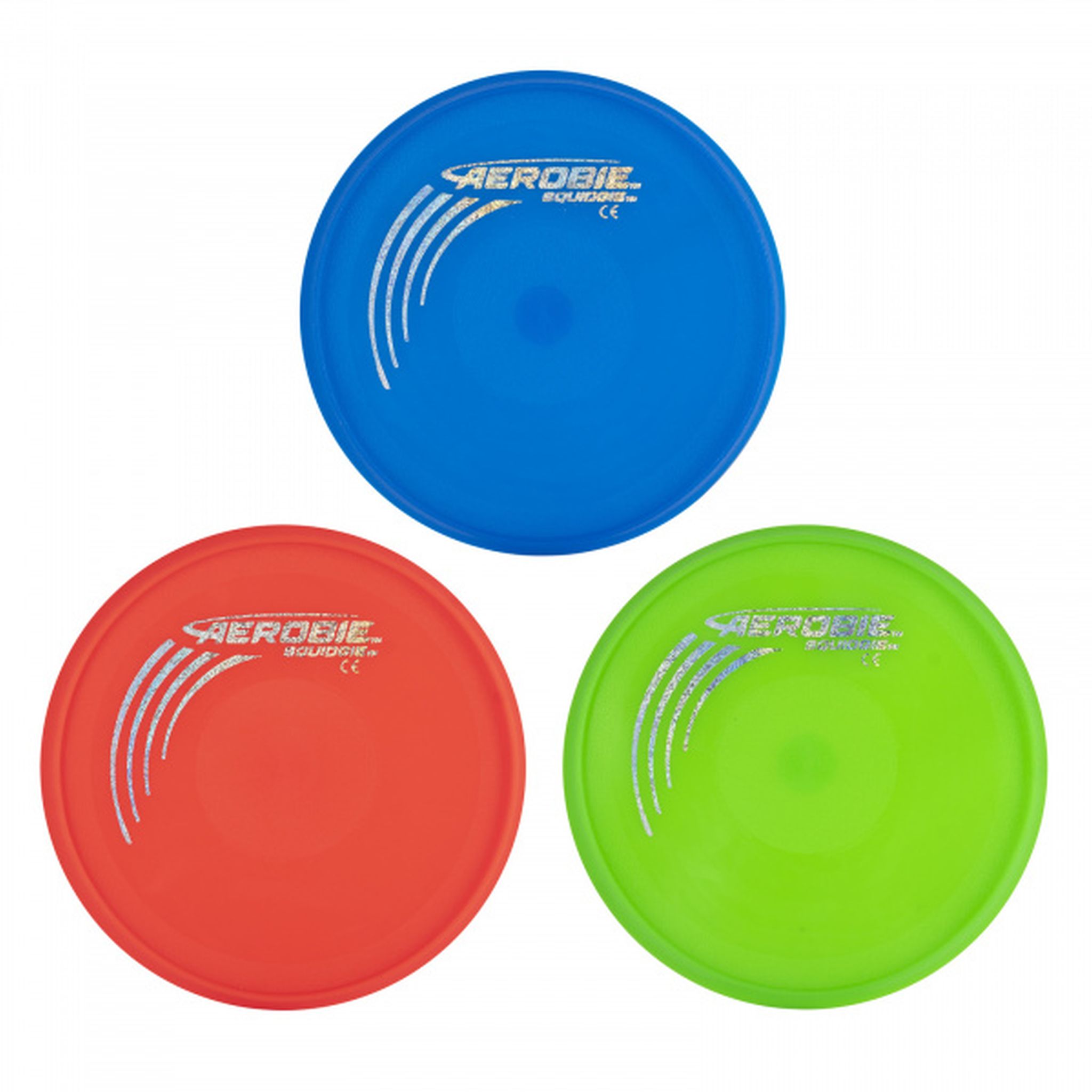 AEROBIE Squidgie Flying Disc - High Performance Soft Foam Frisbee for Outdoor Play, Backyard Games, and Beach Fun - Single Unit