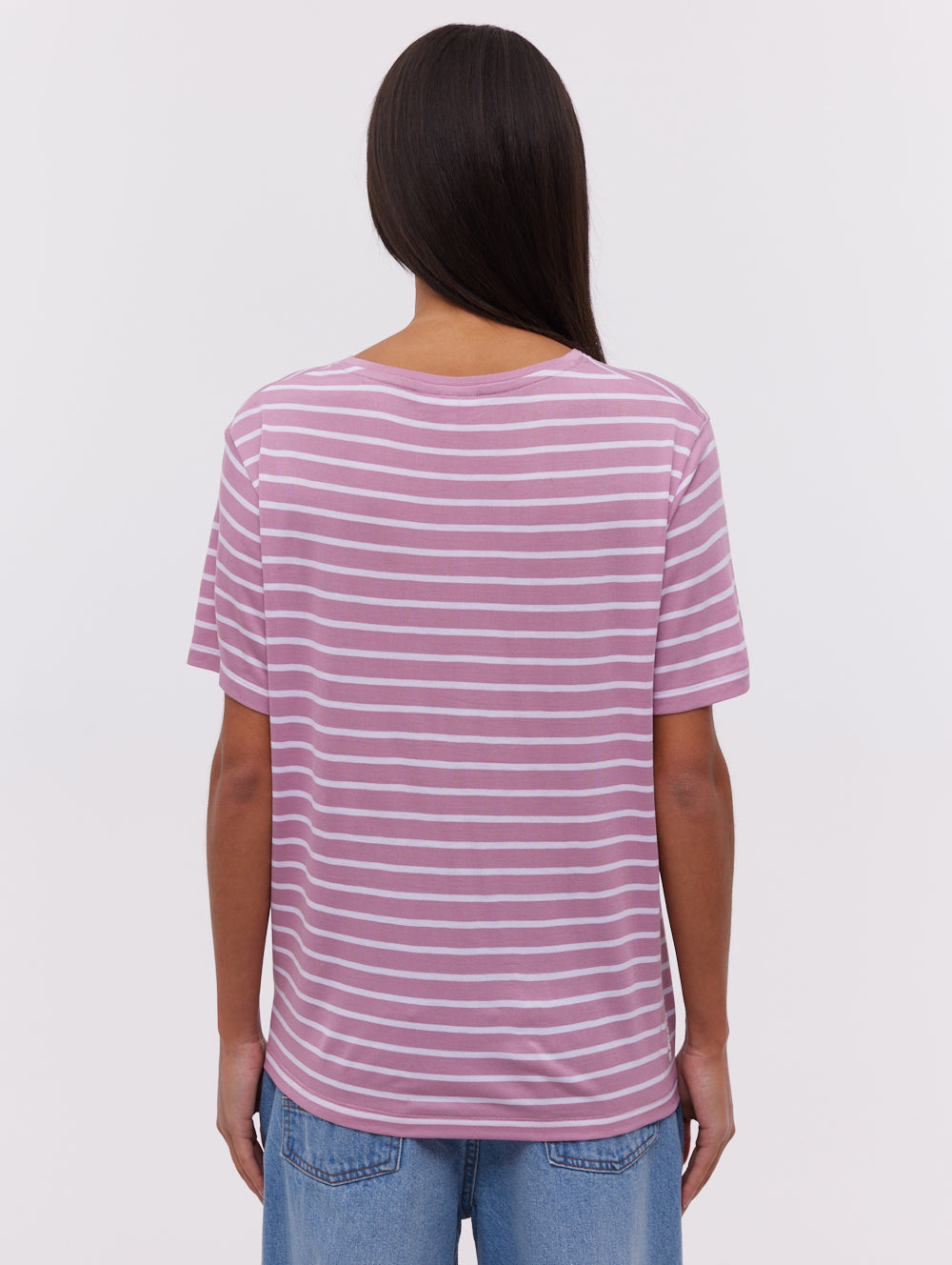Nouria Striped Pocket T-Shirt for Men - Comfortable Casual Tee with Chest Pocket - Perfect for Everyday Wear, Outings, and Layering