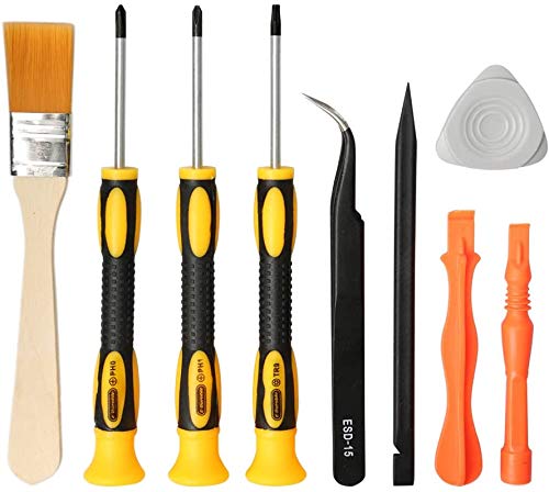 Premium PS4 & PS5 Repair Tool Kit - T9 Torx & PH0/PH1 Phillips Screwdriver Set for Sony PlayStation 4/5 Console Maintenance - Perfect for Controller Fixes, Hard Drive Upgrades & General Repairs