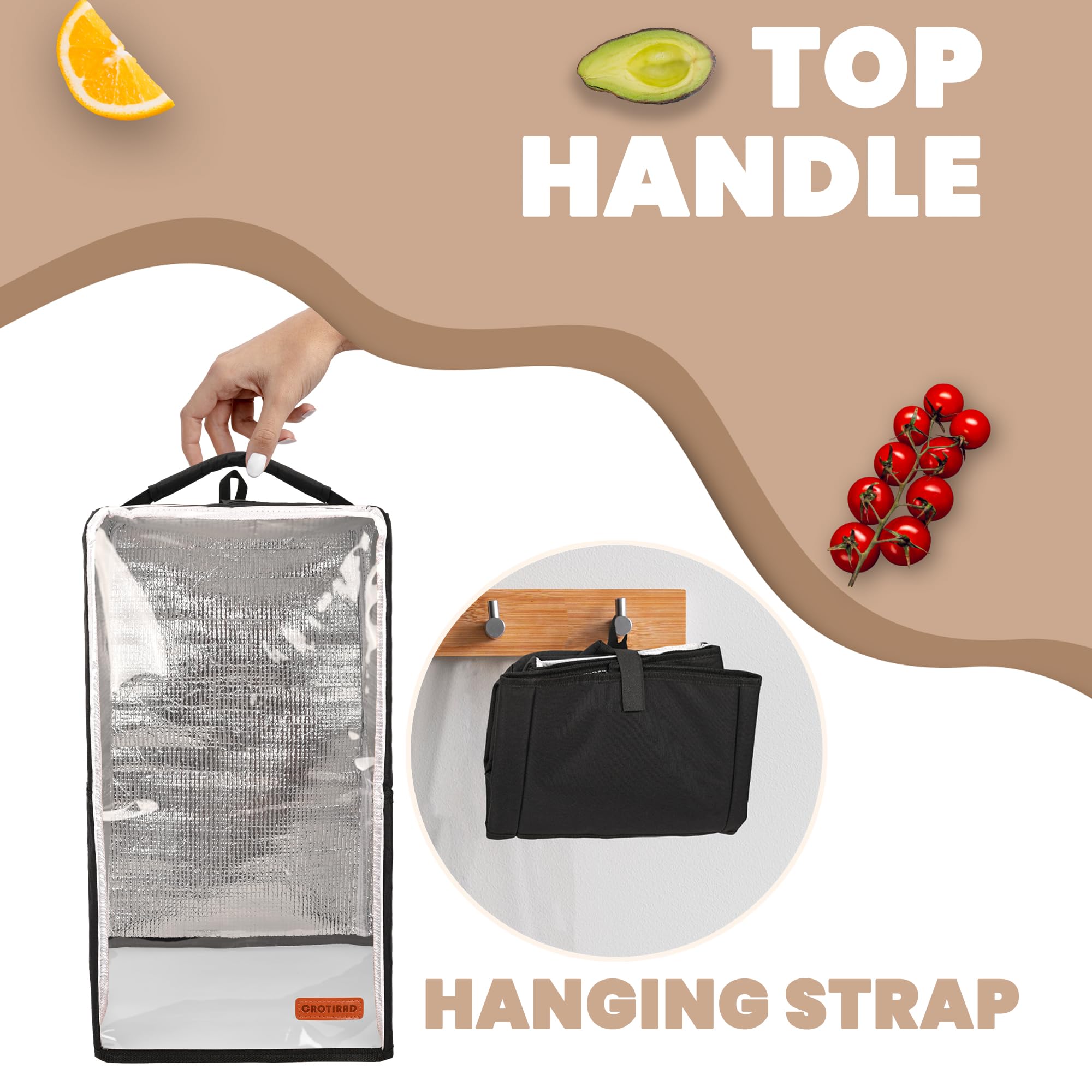 Ninja JC151 Juicer Dust Cover - Black NeverClog Cold Press Juicer Compatible Dust Protector with Hanging Strap | Perfect for Kitchen Countertop Storage & Travel Use