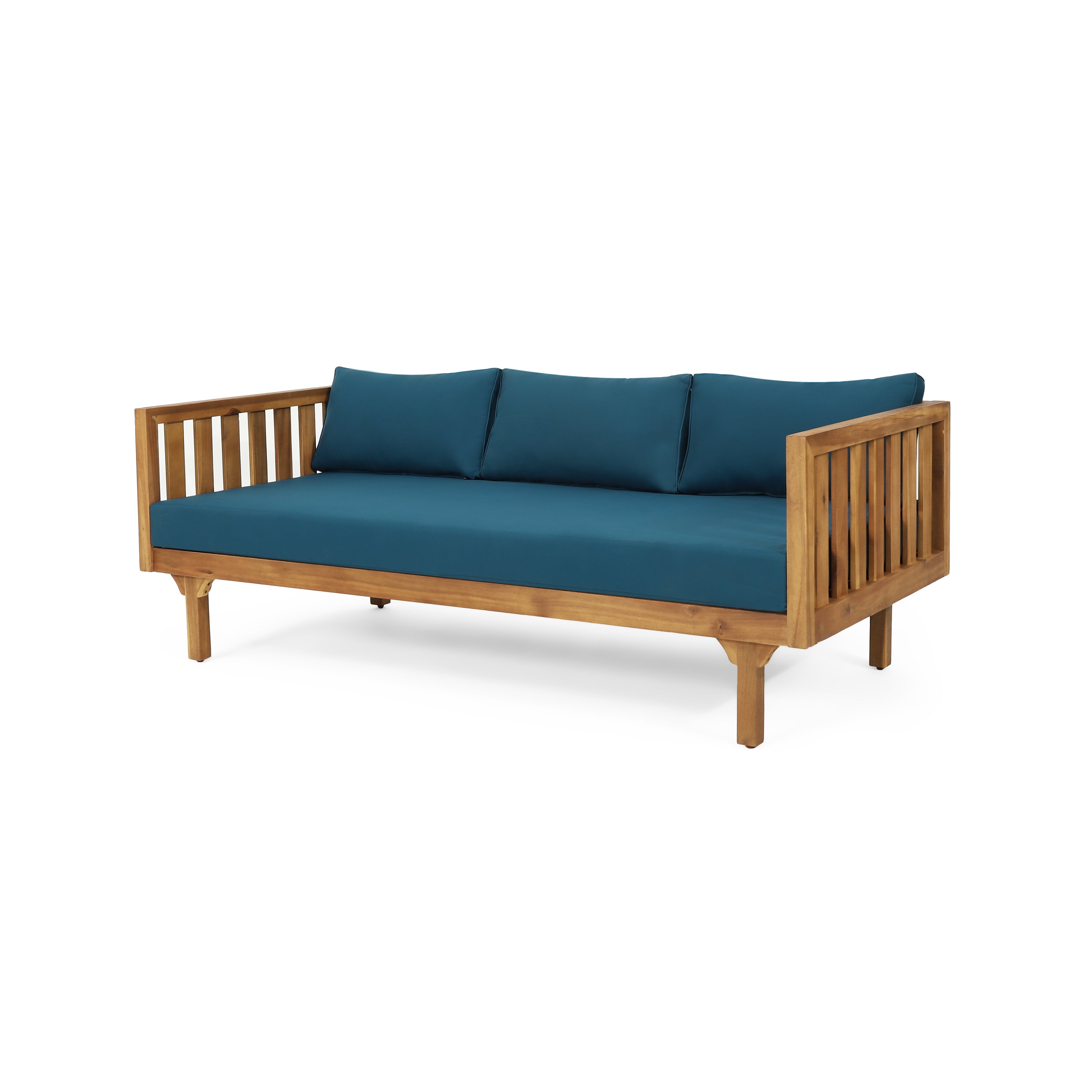 CLAREMONT 3-Seater Daybed - Modern Sofa Bed for Living Room, Guest Room & Patio - Comfortable Lounge Furniture for Small Spaces