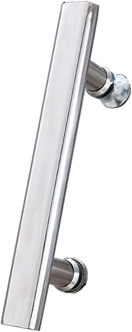 MIQXUAN Stainless Steel Push Pull Door Handle - Bathroom Glass Door Knob Replacement for Shower & Interior/Exterior Doors | Durable Hardware for Home & Commercial Use
