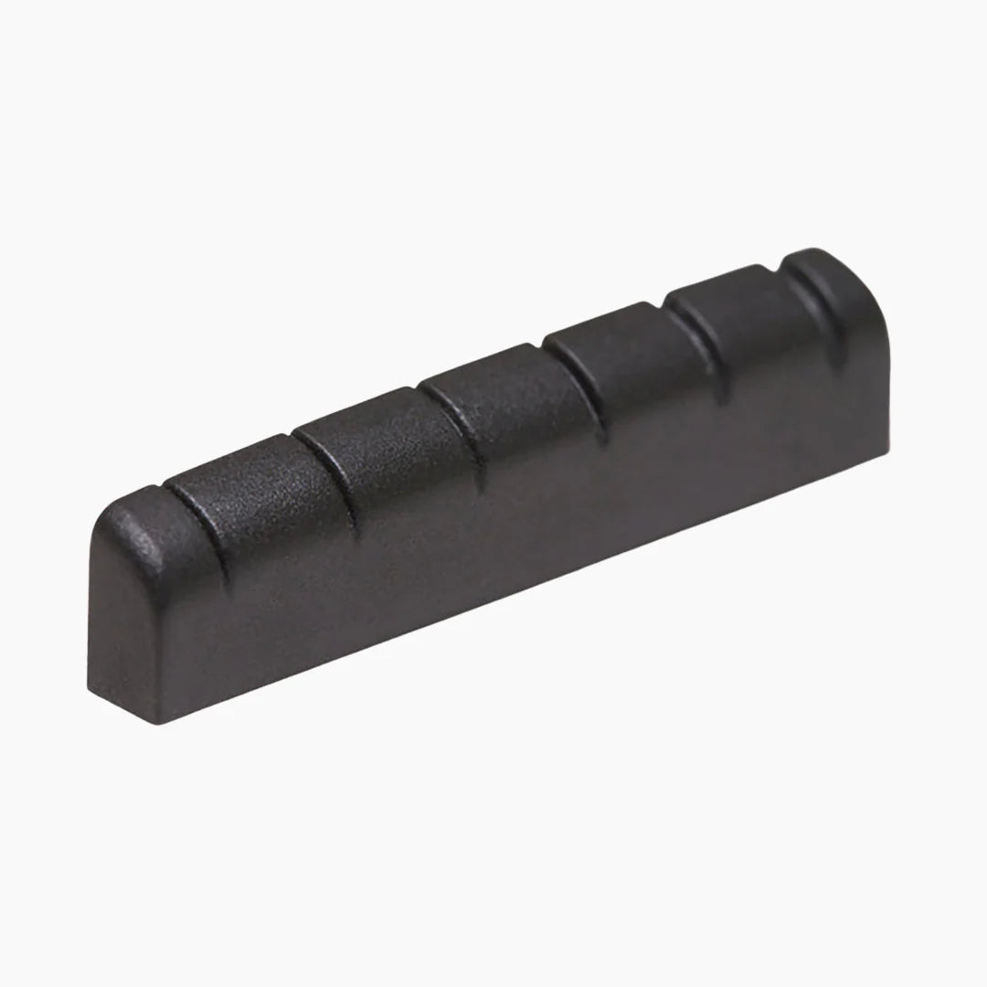Graphtech Black TUSQ XL Slotted Jumbo Nut for Gibson Les Paul Style Guitars - Allparts BN 2416 000 (Graphtech PN PT 6010 00) - Perfect for Guitar Upgrades & Professional Setups