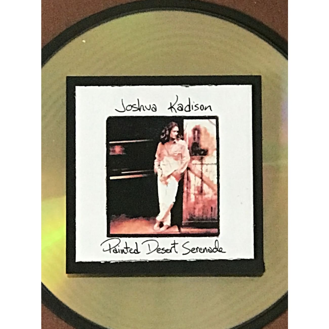 Joshua Kadison Painted Desert Serenade RIAA Certified Gold Album Award - Perfect for Music Collectors & Vintage Vinyl Enthusiasts