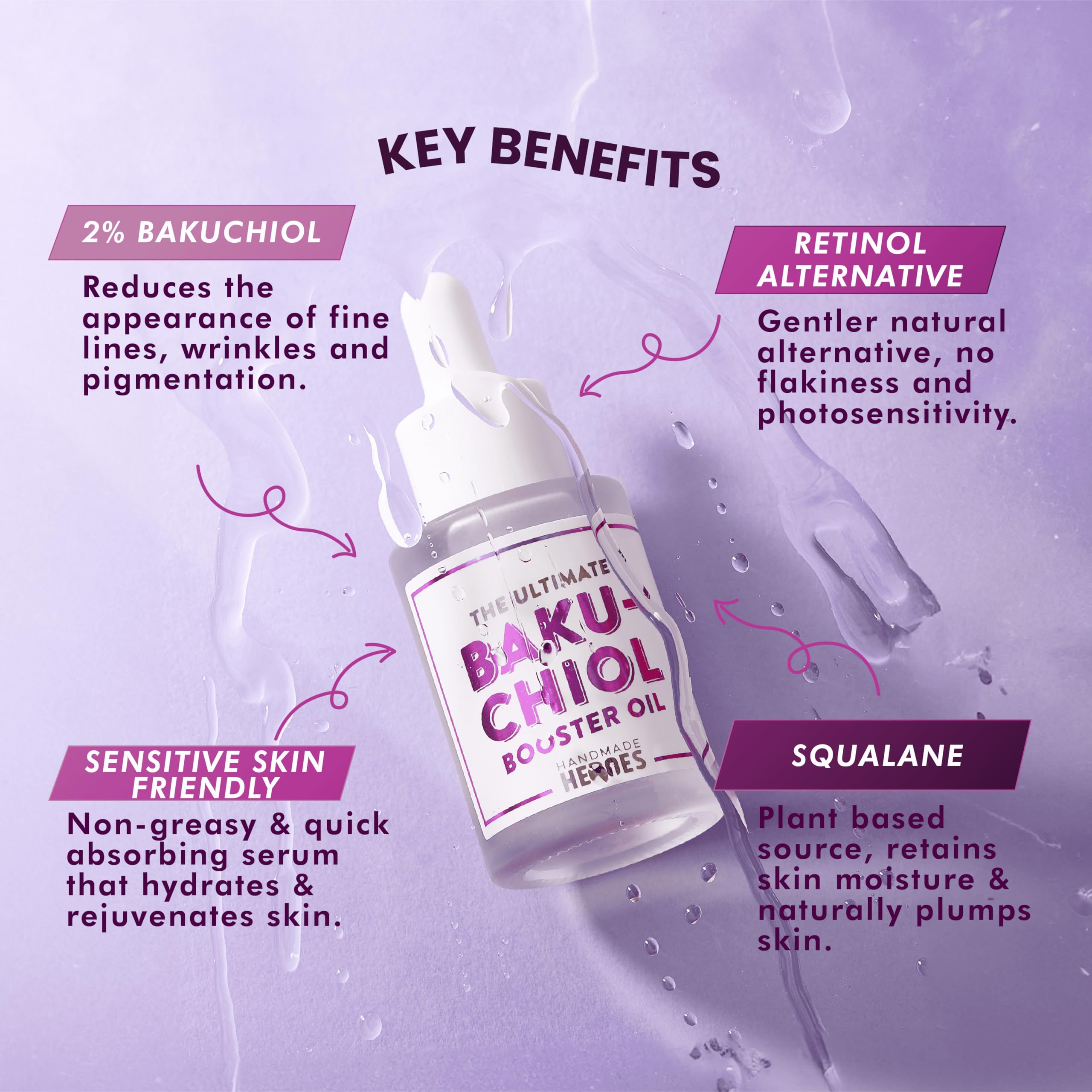 100% Natural Vegan Lip Mask & Bakuchiol Booster Oil Set - Hydrating Lip Care & Anti-Aging Face Oil for Glowing Skin | Perfect for Night Routine, Dry Skin Relief & Vegan Beauty Lovers