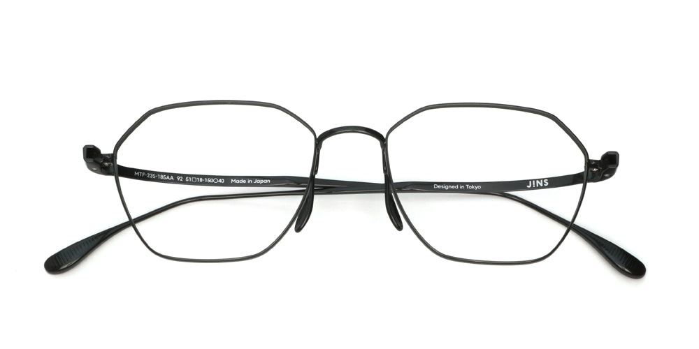 JINS SABAE IPPITSU Geometric Eyeglasses - Stylish Unisex Frame for Work, Reading & Fashion