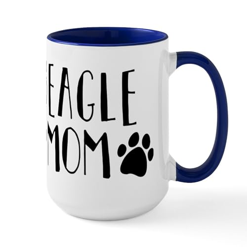 White/Navy Inside - Beagle Mom