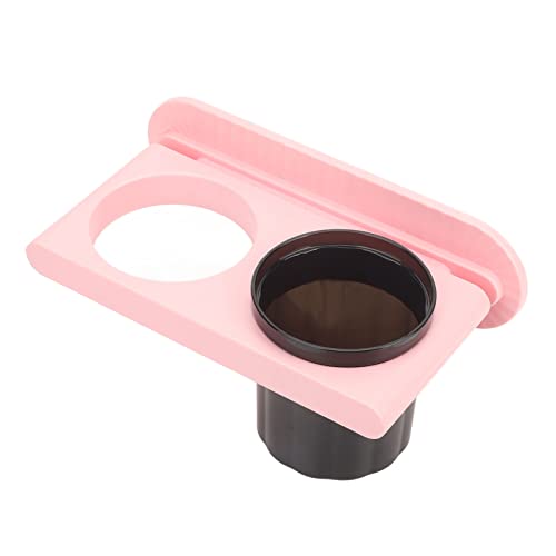Wall Mount Hair Dryer Holder - Pink Bathroom Organizer for Hotels & Home Use, Perfect for Salon, Spa, and Vanity Storage