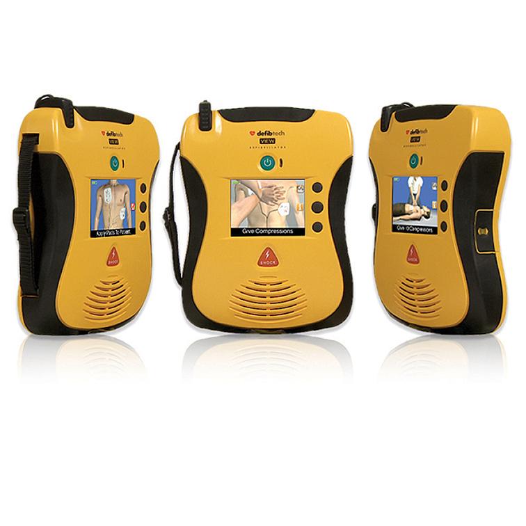 Defibtech Lifeline VIEW AED - Automatic External Defibrillator for Cardiac Emergencies | USA Certified | Home, Office & Public Safety Use