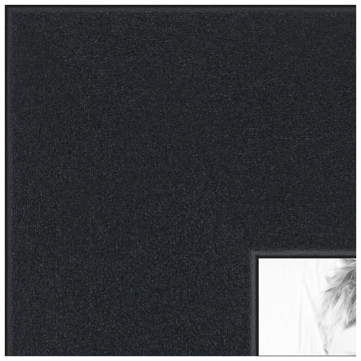 ArtToFrames 21x42 Inch Black Picture Frame - 2 Inch MDF Poster Frame for Wall Art & Photos - Includes Economy Acrylic - Perfect for Home Decor, Office Display & Gallery Exhibitions