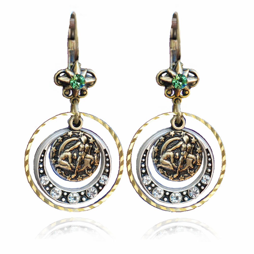 Zodiac Sign Earrings - Personalized Astrology Jewelry for Birthday Gifts | Perfect for Daily Wear, Special Occasions & Horoscope Lovers