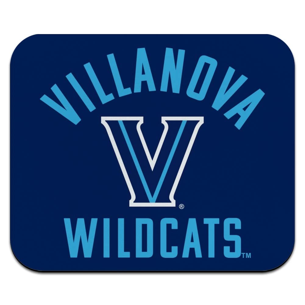 Villanova University Wildcats Low Profile Thin Gaming Mouse Pad - Perfect for Office, Home, and Dorm Room Computer Setup