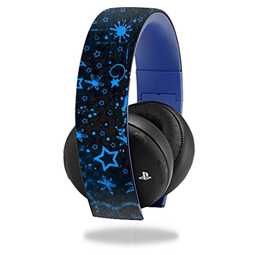 MightySkins Custom Vinyl Skin Decal Sticker for Sony PS4 Gold Wireless Headset (Original Model Only) - Durable Protection & Personalized Design - Perfect for Gaming, Streaming & Travel Use