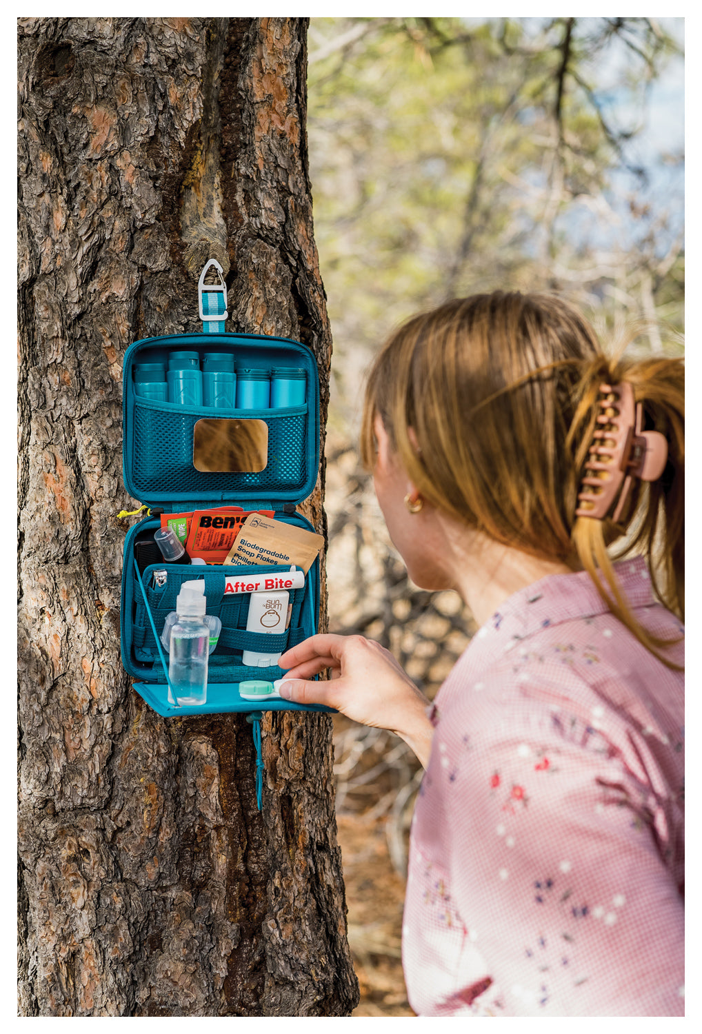 Portable Camping Toilet Kit - Lightweight & Compact Travel Toilet for Outdoor Adventures, Hiking, RV Trips & Emergency Preparedness