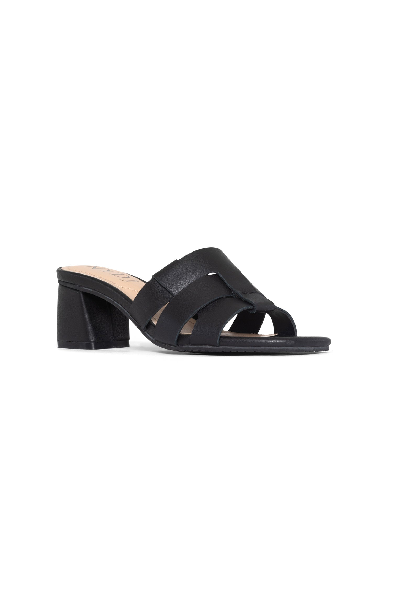 Gloriana Women's Black Mule Sandals - Comfortable Slip-On Shoes for Casual Outings & Summer Wear