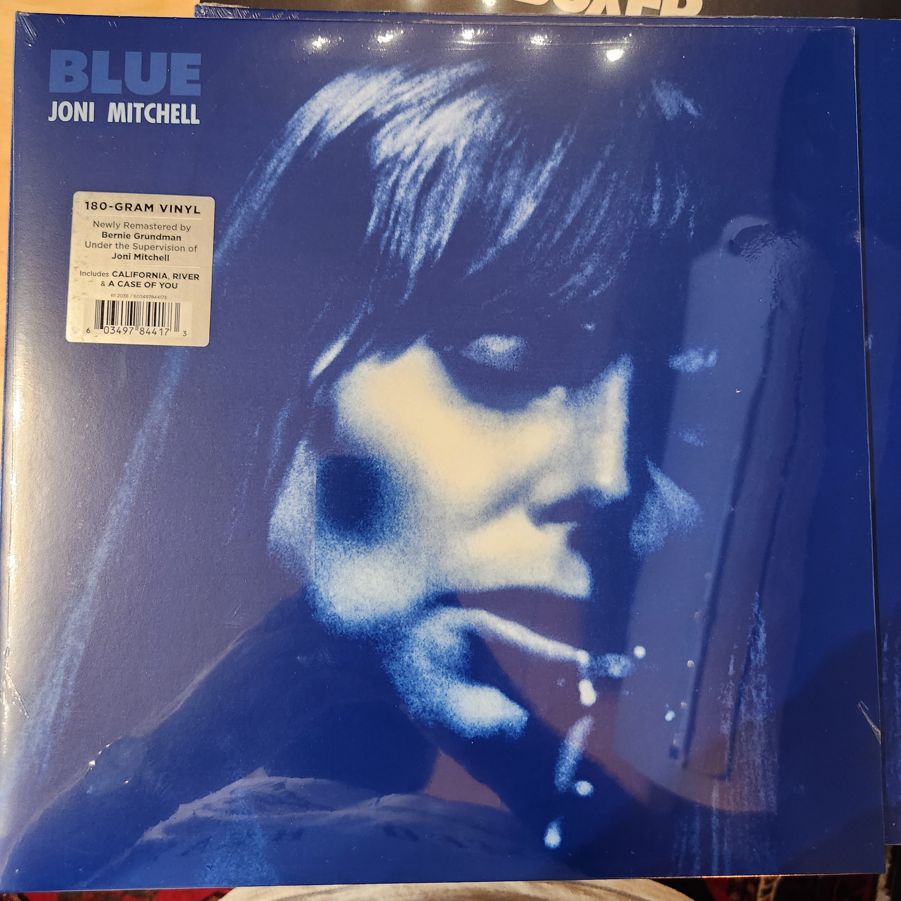 Joni Mitchell Blue Vinyl LP Record - Classic Folk Rock Music Album for Collectors & Audiophiles - Perfect for Home Listening, Gifts & Vinyl Collections