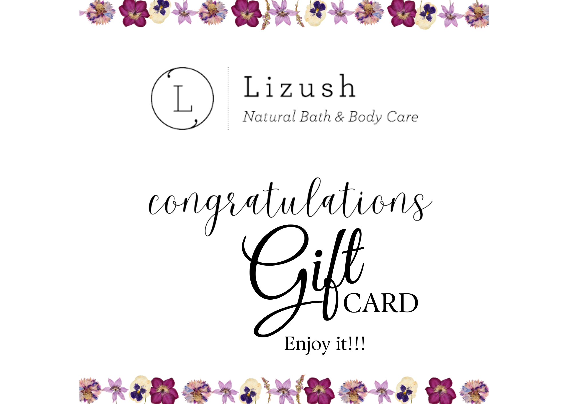 Electronic Gift Card - Perfect for Birthdays, Holidays & Special Occasions | Digital Gift Card for Any Celebration