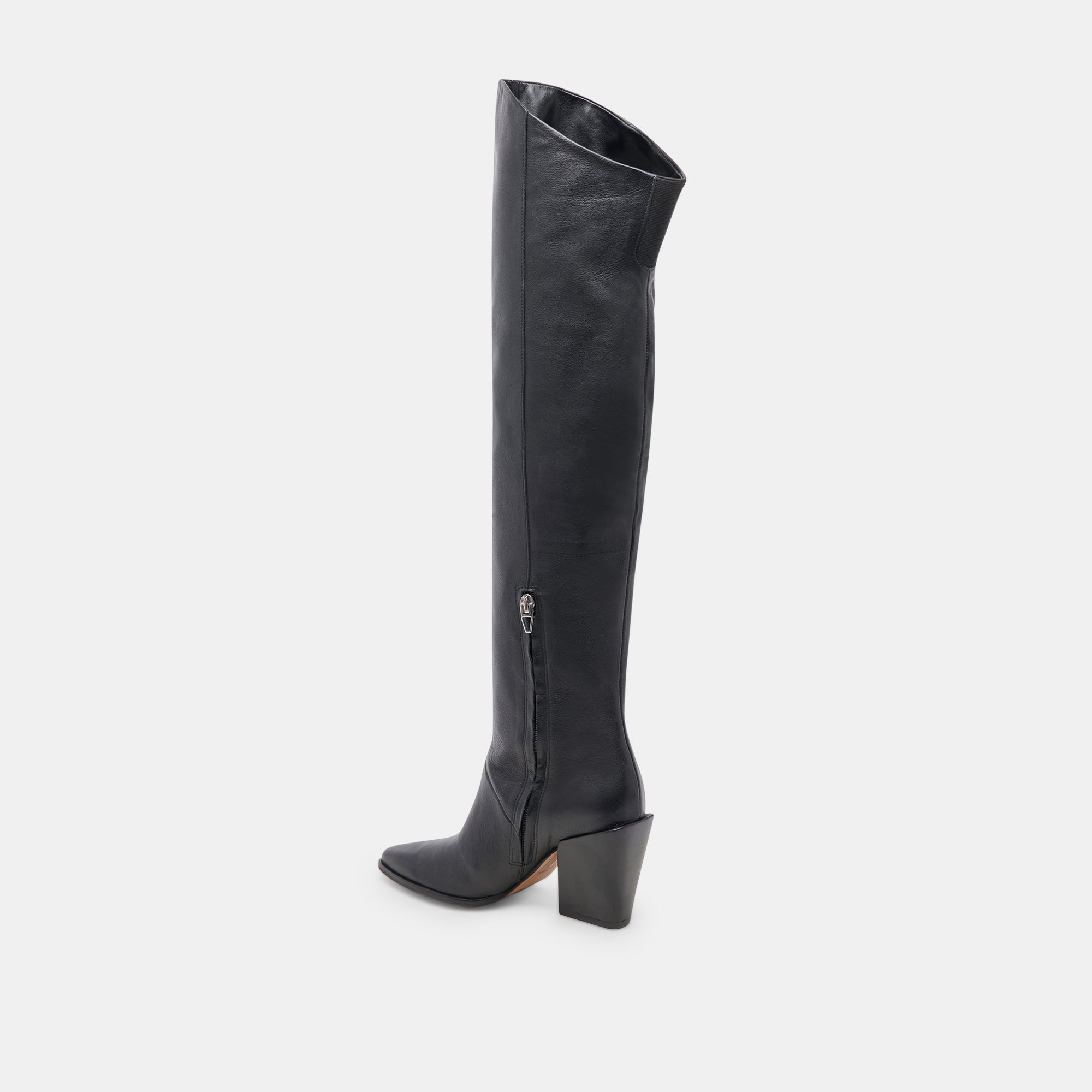 Lupin Wide Calf Boots for Women – Black Leather Ankle Boots with Comfortable Fit | Perfect for Work, Casual Wear & Outdoor Activities