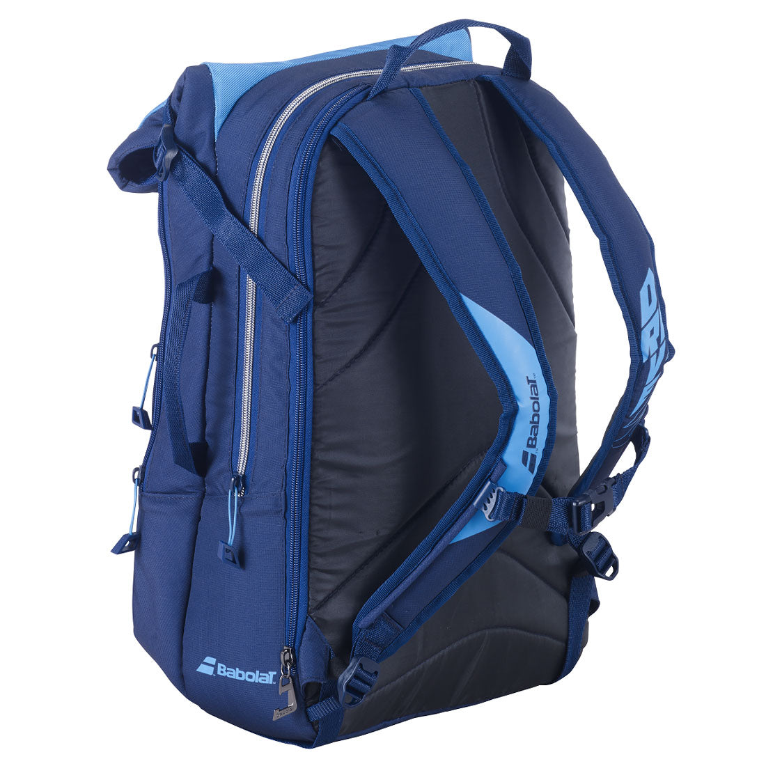 Babolat Pure Drive Backpack 3 Pack Tennis Racquet Bag - Blue/Navy - Perfect for Tennis Players & Coaches - Durable Gear for Tournaments & Training Sessions