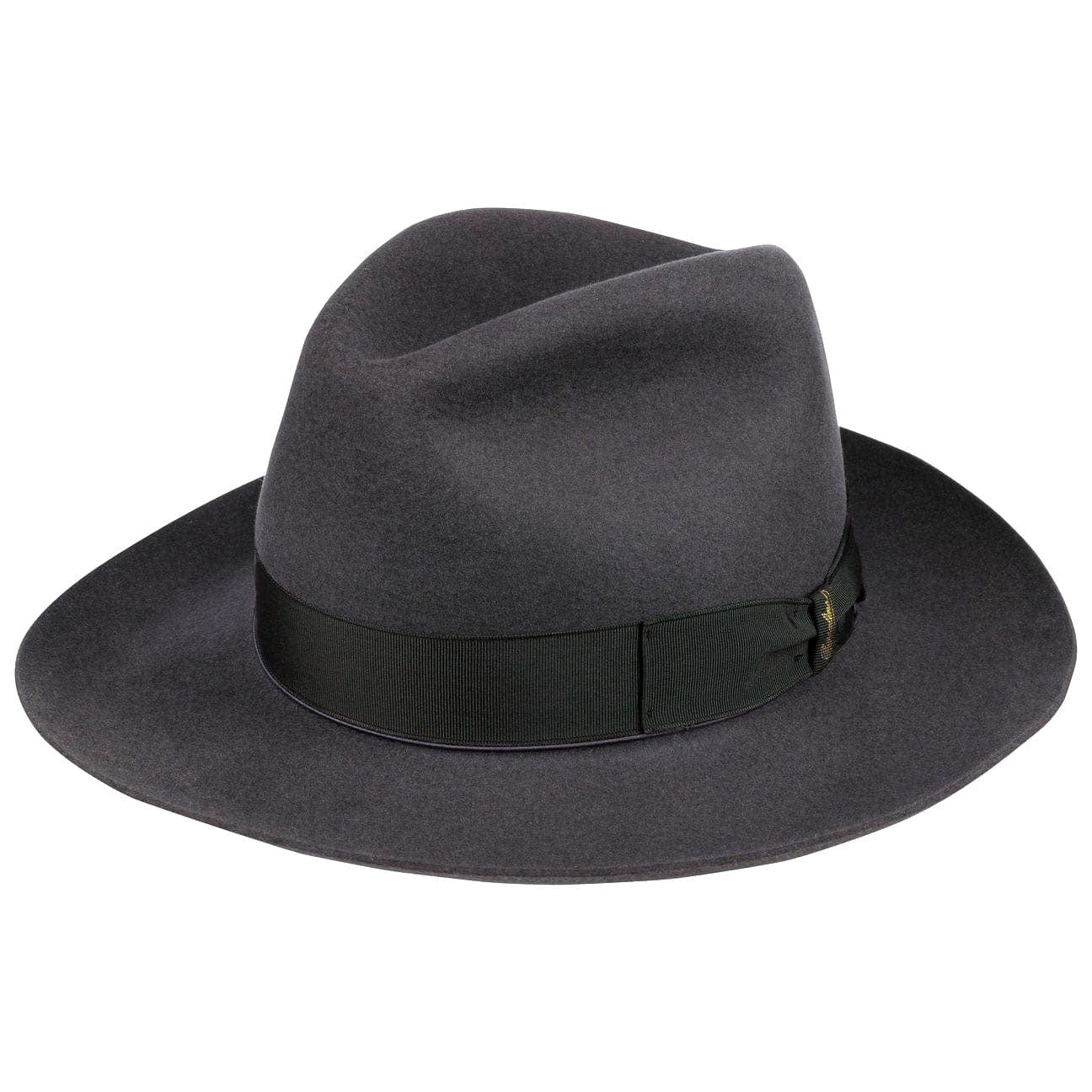 Borsalino Alessandria Superior Verdi - Premium Italian Wool Fedora Hat for Men | Perfect for Formal Events, Weddings & Vintage Fashion