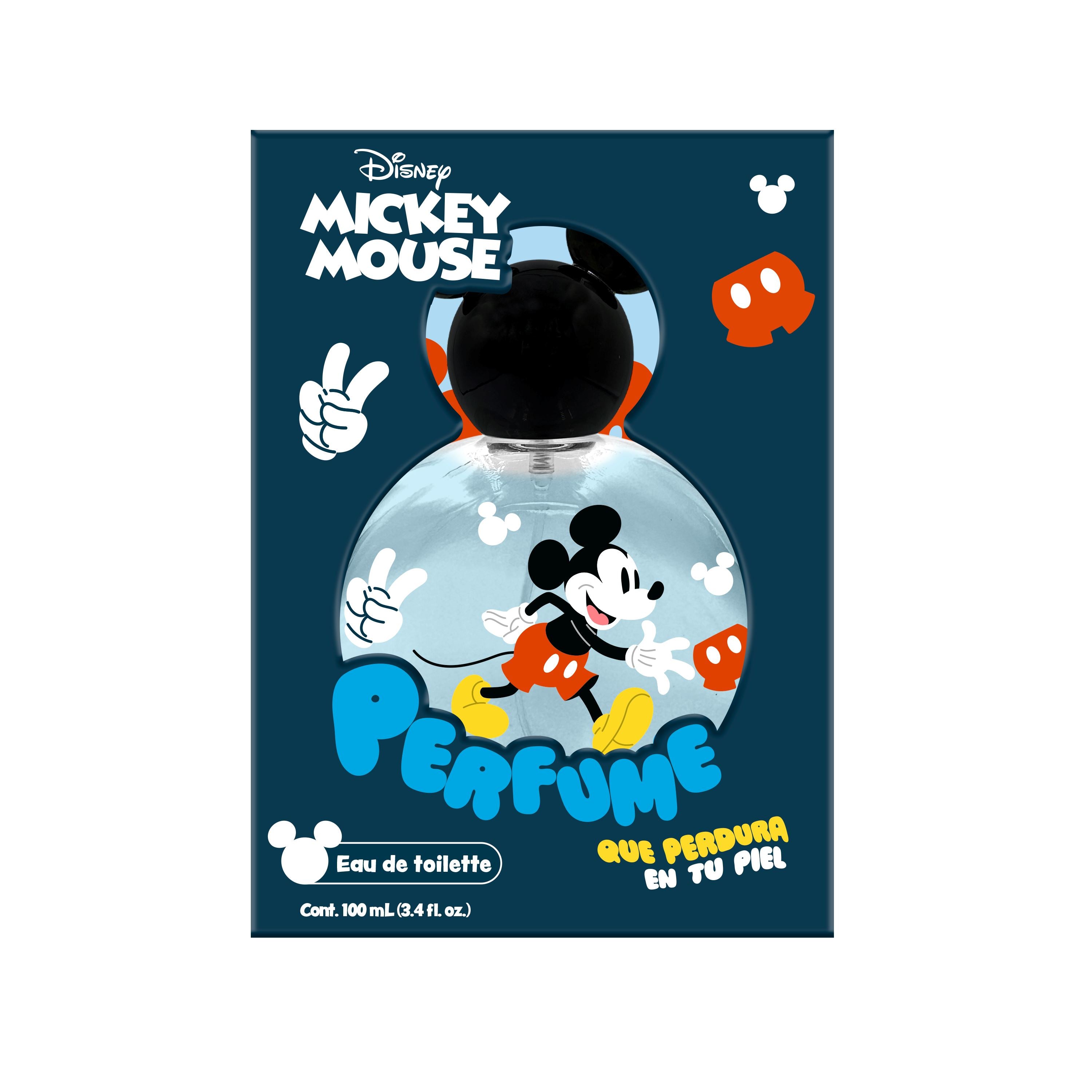 Mickey Mouse Eau de Toilette Spray - 3.4 oz (100ml) Disney Fragrance for Men & Women - Perfect for Daily Wear, Gifts & Disney Fans
