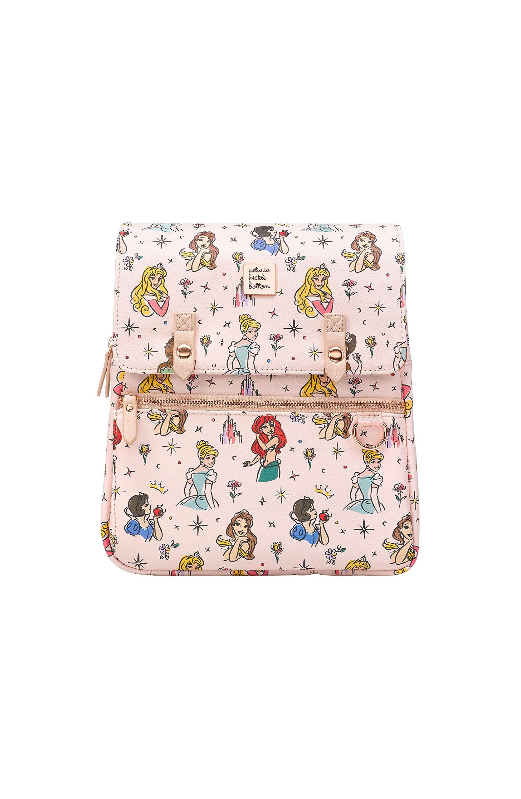 Petunia Pickle Bottom Meta Mini Backpack - Stylish Diaper Bag for Parents | Comfortable & Spacious Baby Organizer Backpack | Perfect for Travel, Daycare & Disney Princess Outings