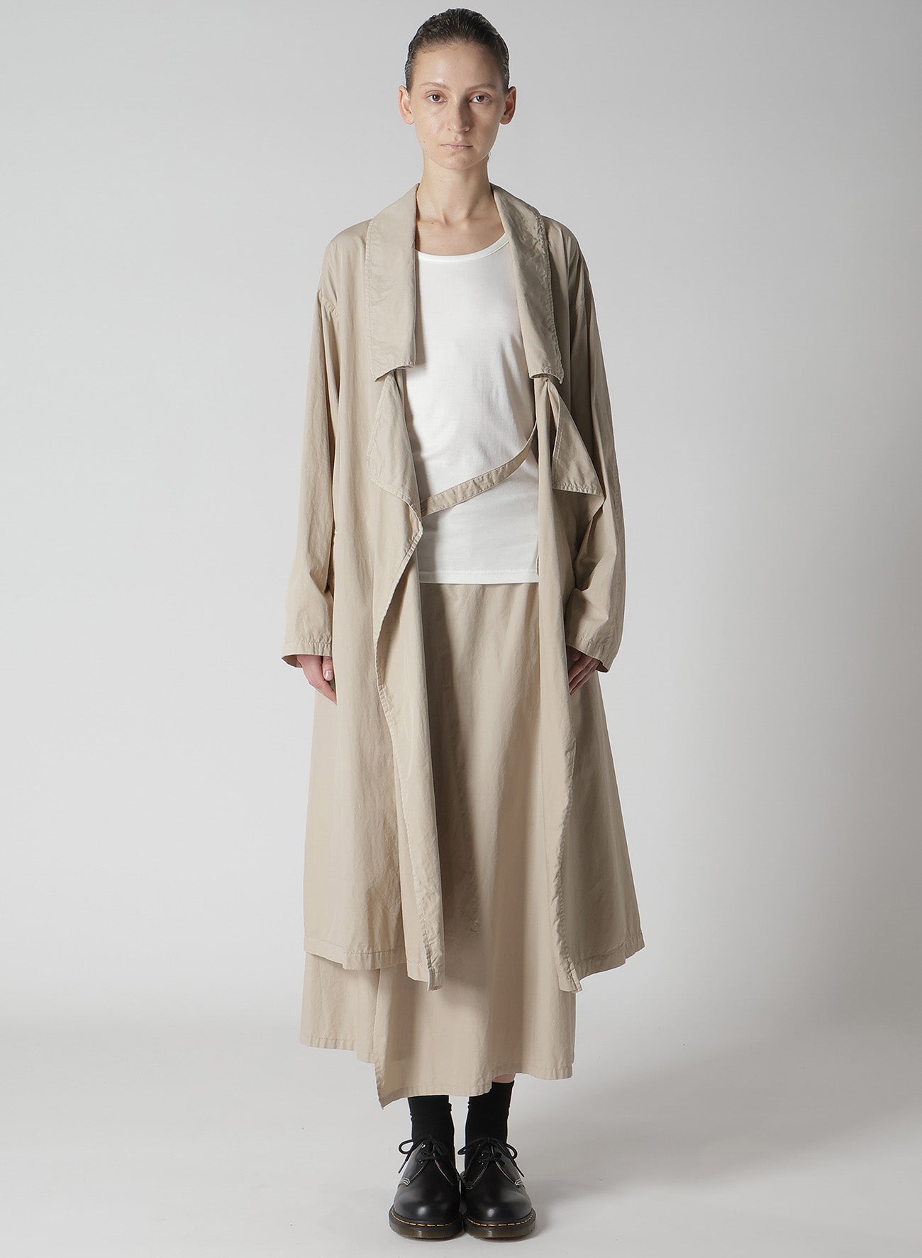 Premium Cotton Broadcloth Dyed Big Collar Trench Coat for Women - Stylish Outerwear for Fall & Winter Fashion, Office Wear & Casual Outings