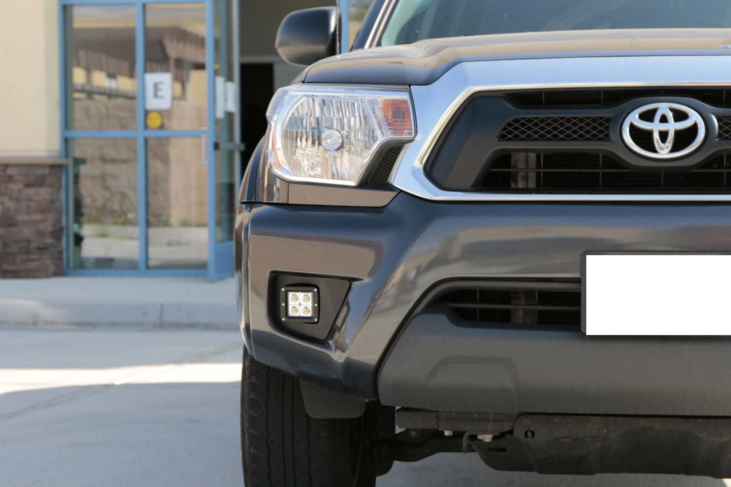 40W CREE Cubic LED Fog Lights with Mounting Bracket, Bezel & Wiring Kit - Compatible with 2012-2015 Toyota Tacoma | Off-Road, Night Driving & Foggy Weather Use