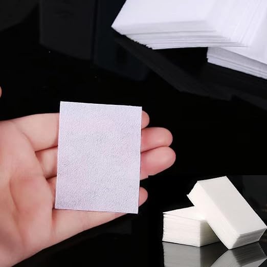 BANIRA Lint-Free Wipes for Gel Nail Polish Remover, Eyelash Extension Glue Cleaning, Nail Art & Manicure - 1000pcs | Professional Salon & Home Nail Care Accessories